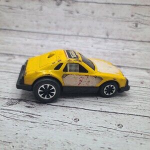 Tonka Clutch Poppers Yellow Race Car Vintage Toy Car Diecast READ